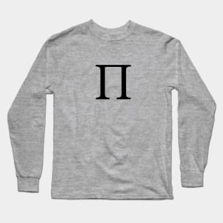 Pi Greek Letter Long Sleeve T-Shirt